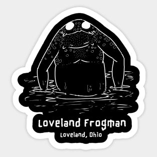 Loveland Frogman Sticker